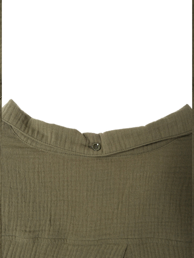 Over Size Button Down Shirt / Khaki