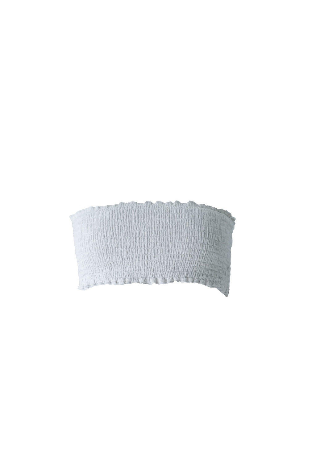 Cotton Gauze Bandeau - Short / White