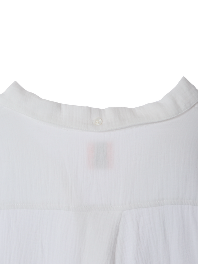 Over Size Button Down Shirt / White