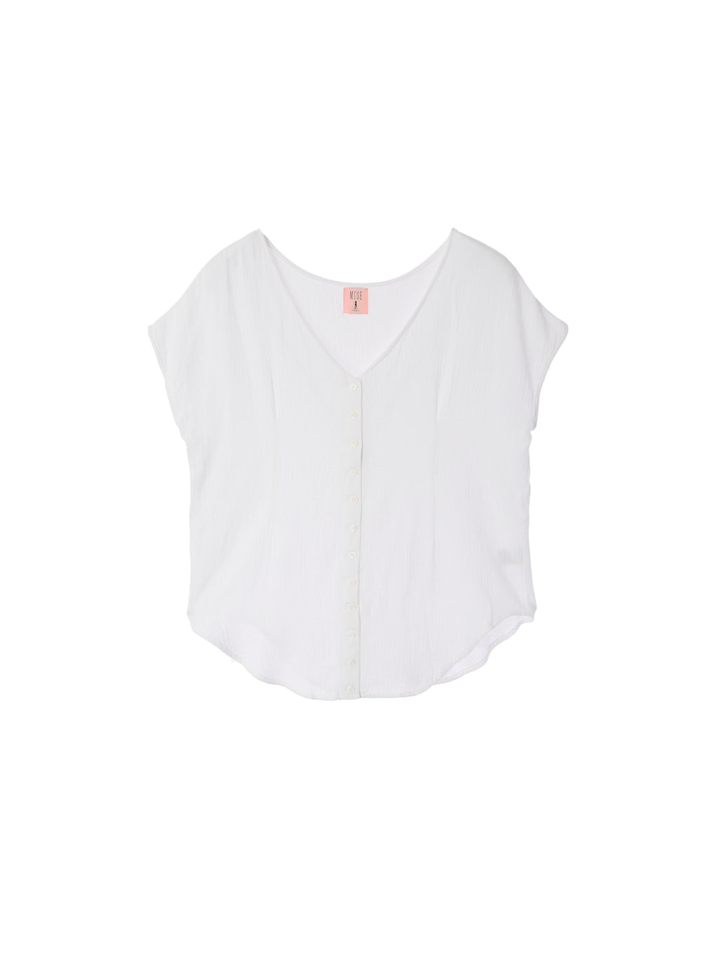 Petal Line Tops - White