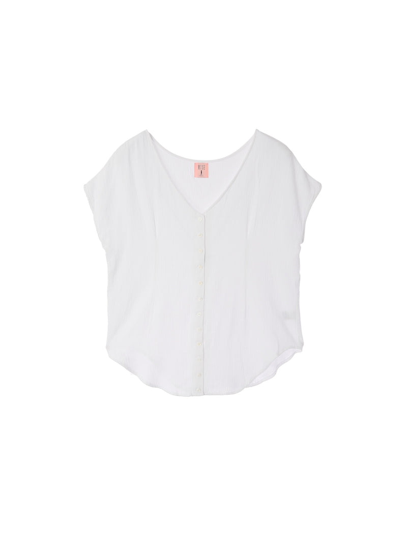 Petal Line Tops - White