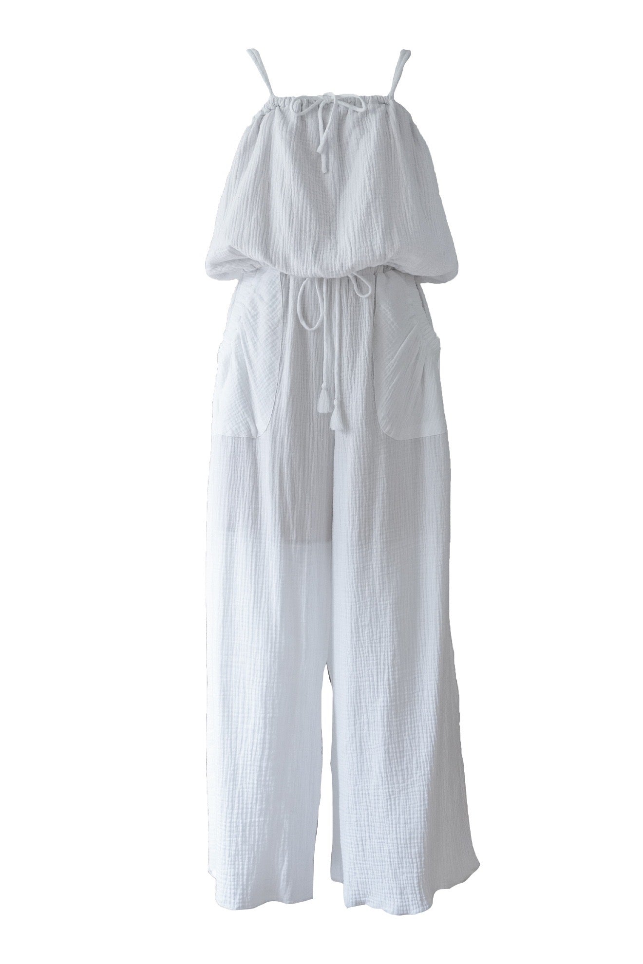 Tyra Wide Pants - White