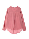 Over Size Button Down Shirt / Blush Pink