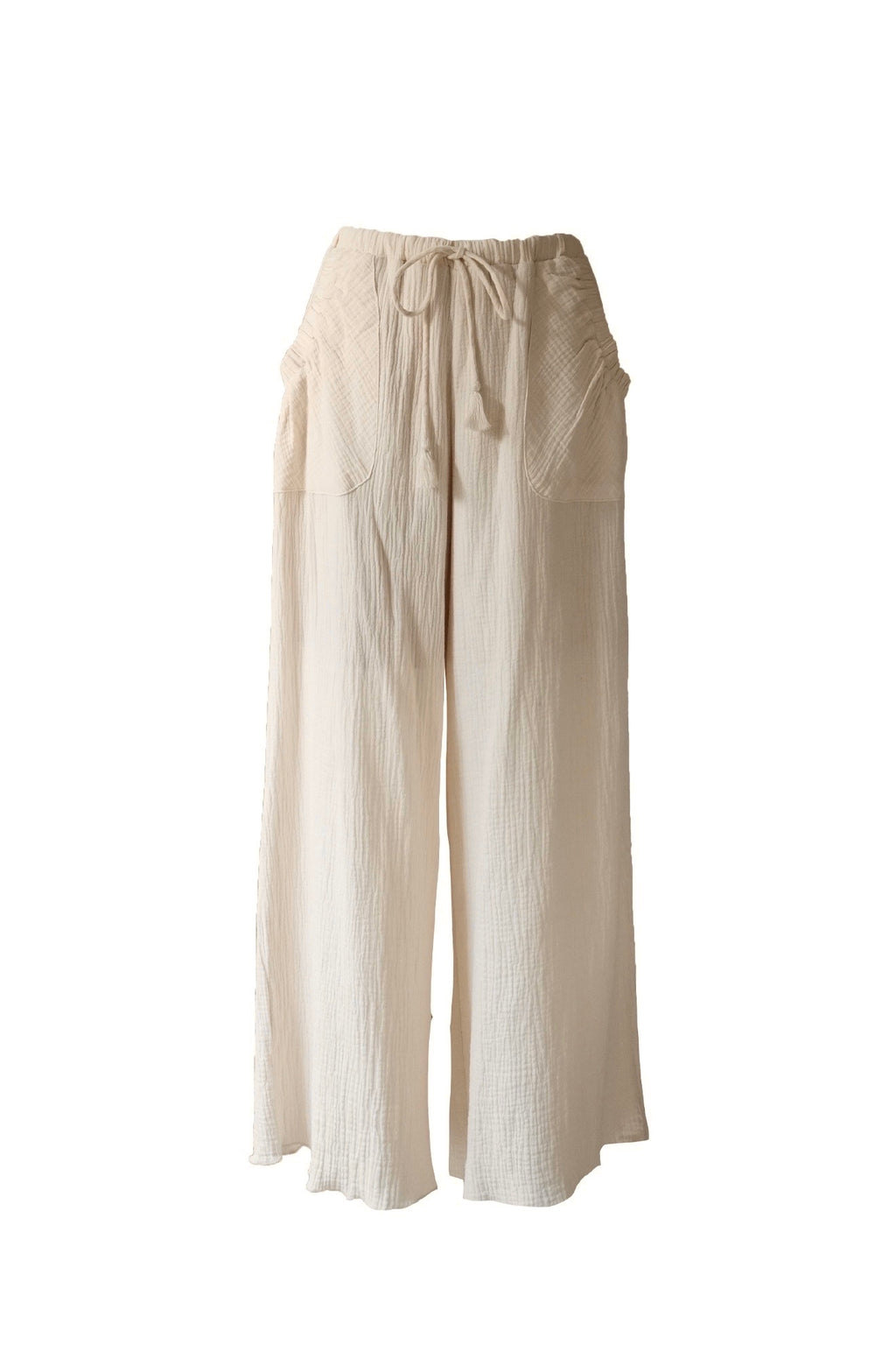 Tyra Wide Pants - Ivory