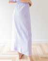 Fringe Side Slit Skirt / Lavender