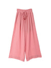 Fringe Cotton Gauze Pants Lavender