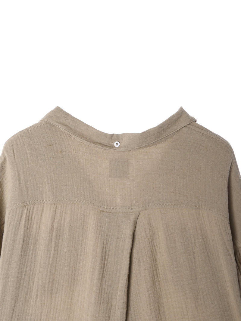 Over Size Button Down Shirt / Mocha