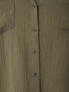 Over Size Button Down Shirt / Khaki