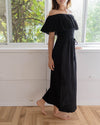 9月中旬発送予定★予約販売：Fringe Side Slit Skirt / Black