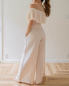 Fringe Wide Pants / Ivory