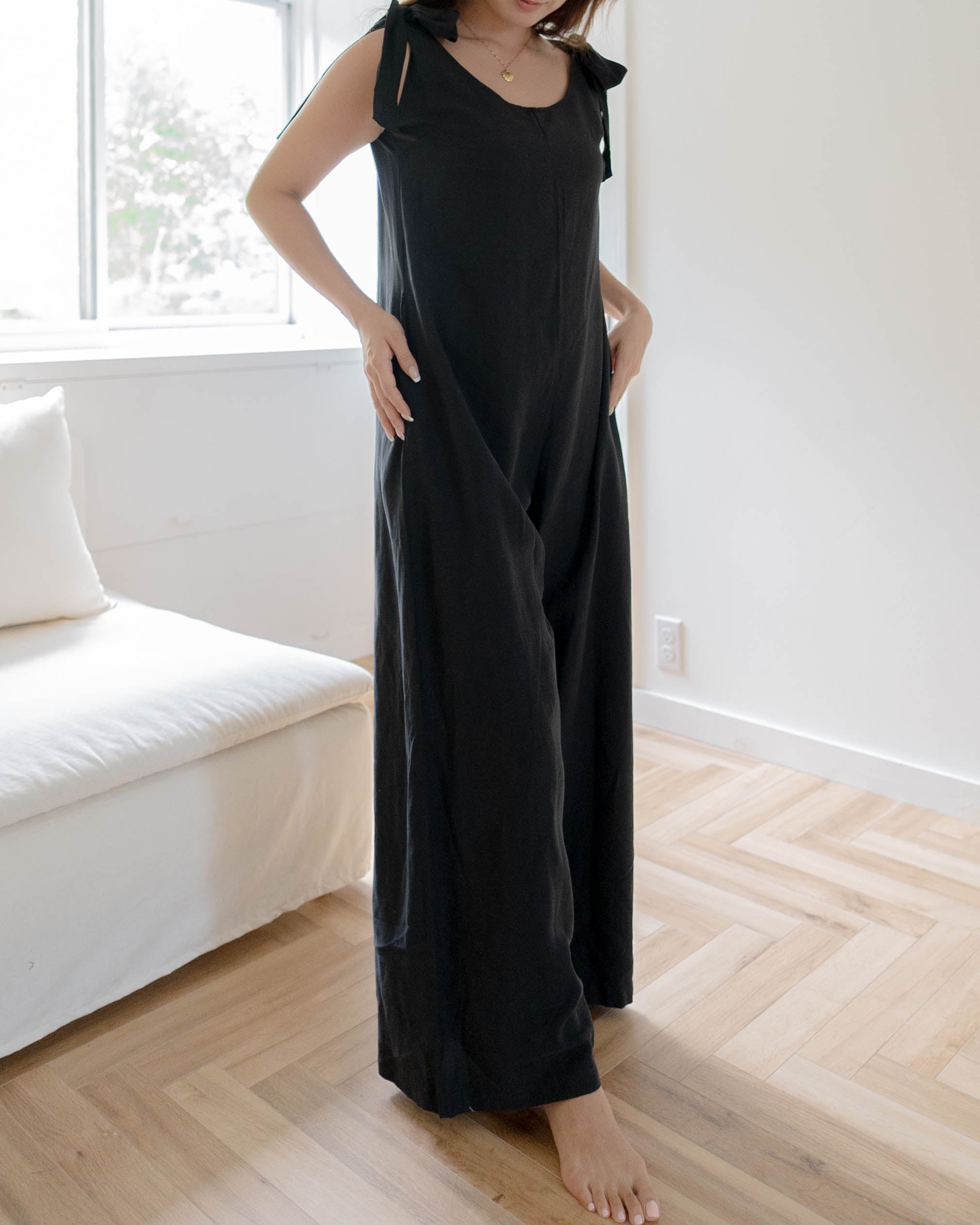 muse by rimo Allie オールインワン black long Allie All In One Black – muse by rimo