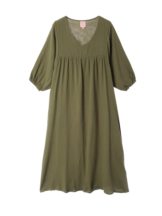 Eliza Dress - Khaki