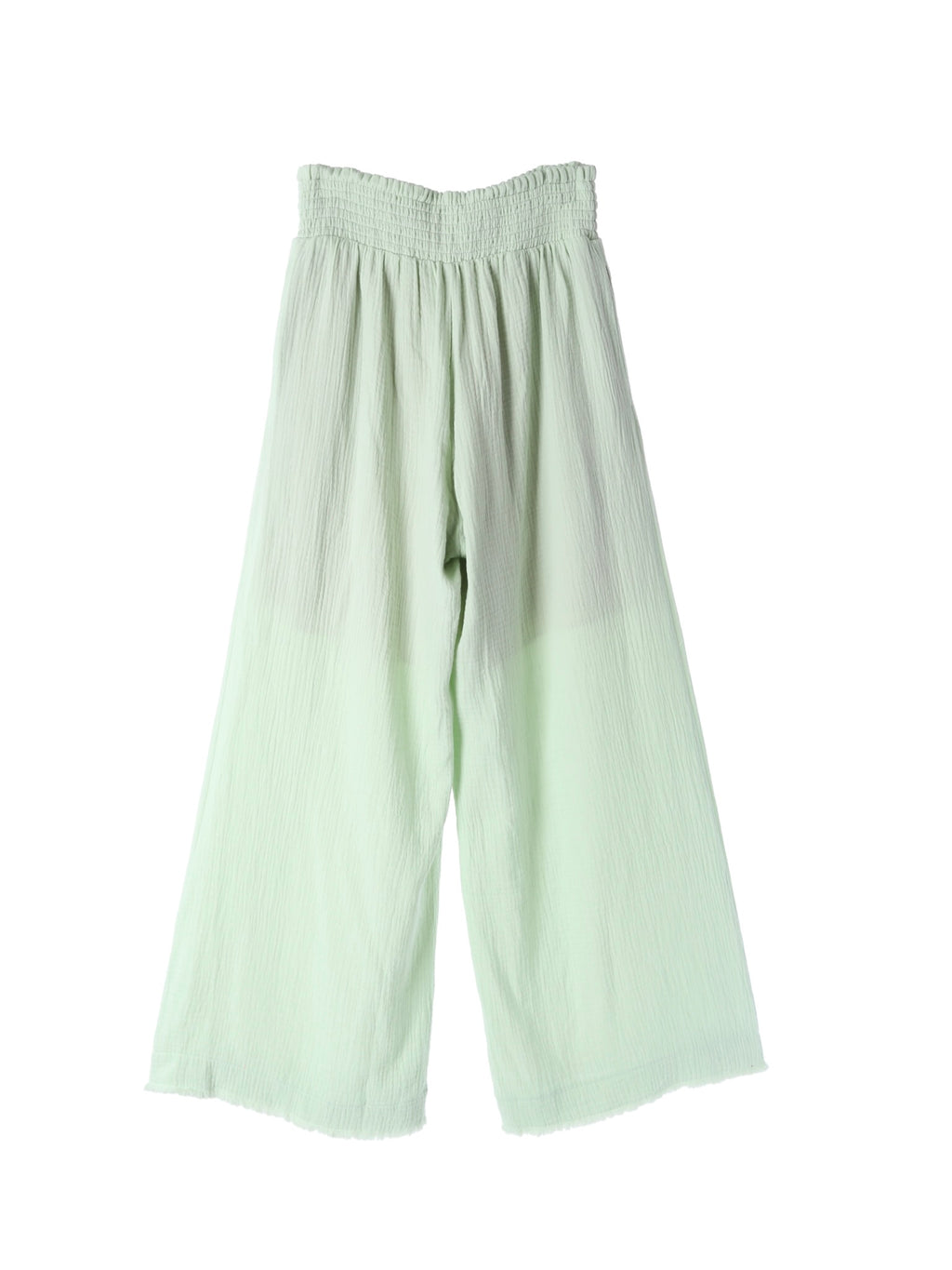 Fringe Wide Pants / Meadow Green