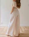 Fringe Wide Pants / Ivory