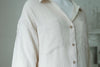 Cotton Gauze Button down shirt Ivory