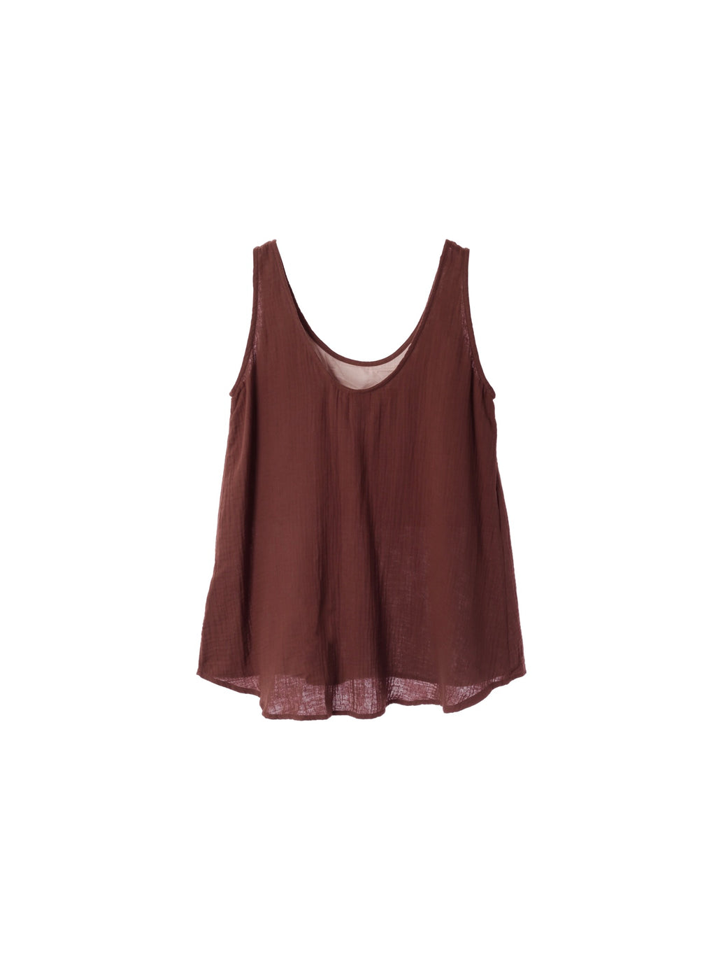 A Line Breeze Tank - Chocolate