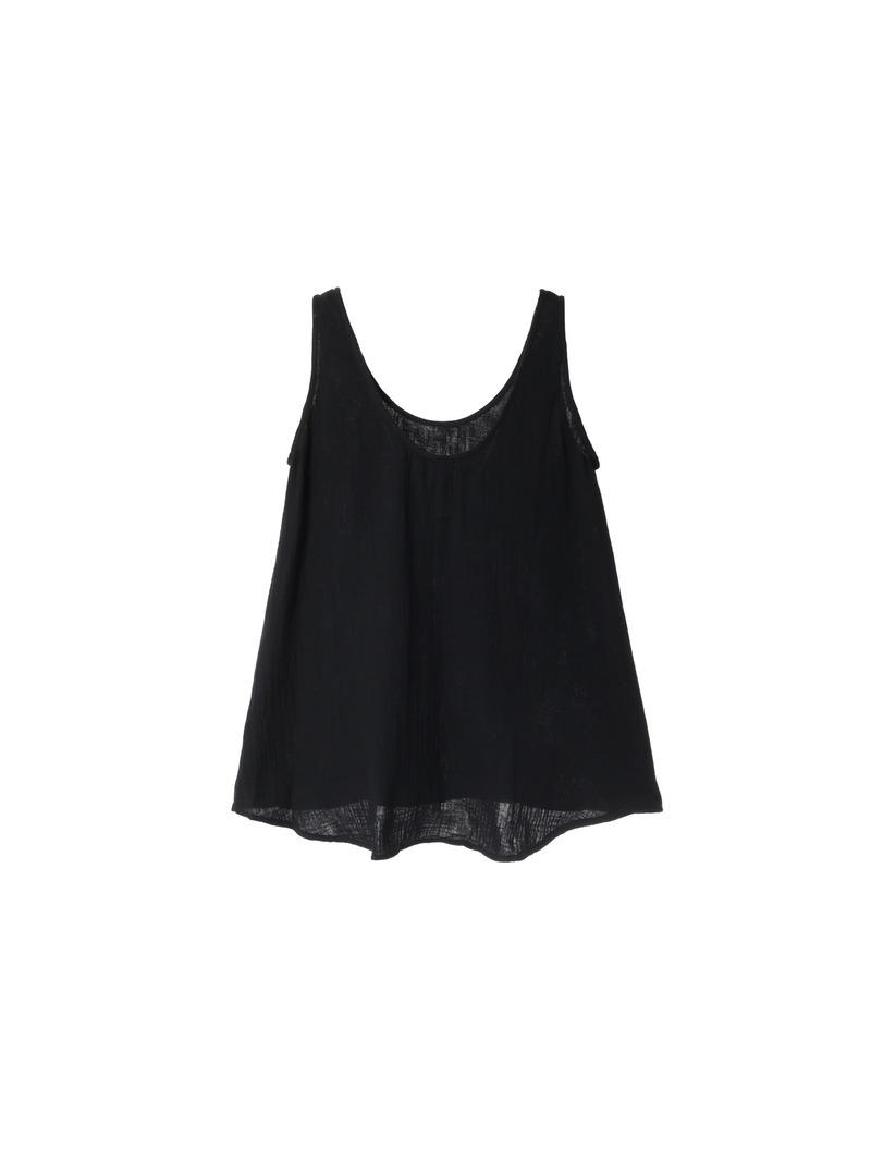 A Line Breeze Tank - Black
