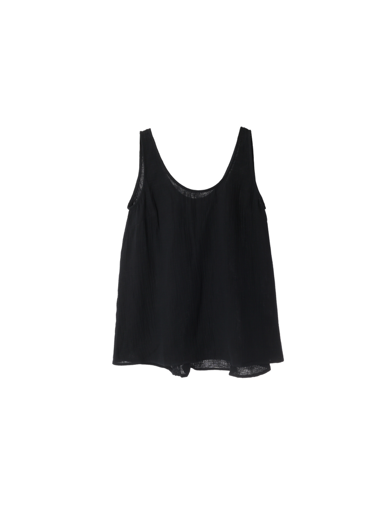 A Line Breeze Tank - Black