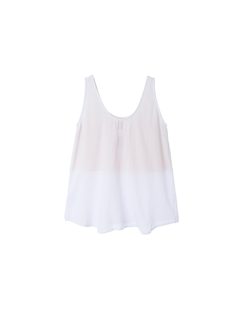 A Line Breeze Tank - White