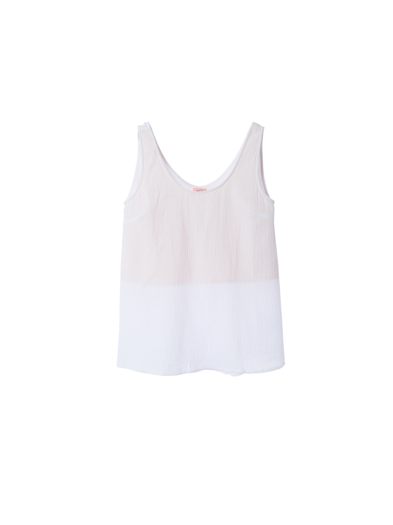 A Line Breeze Tank - White