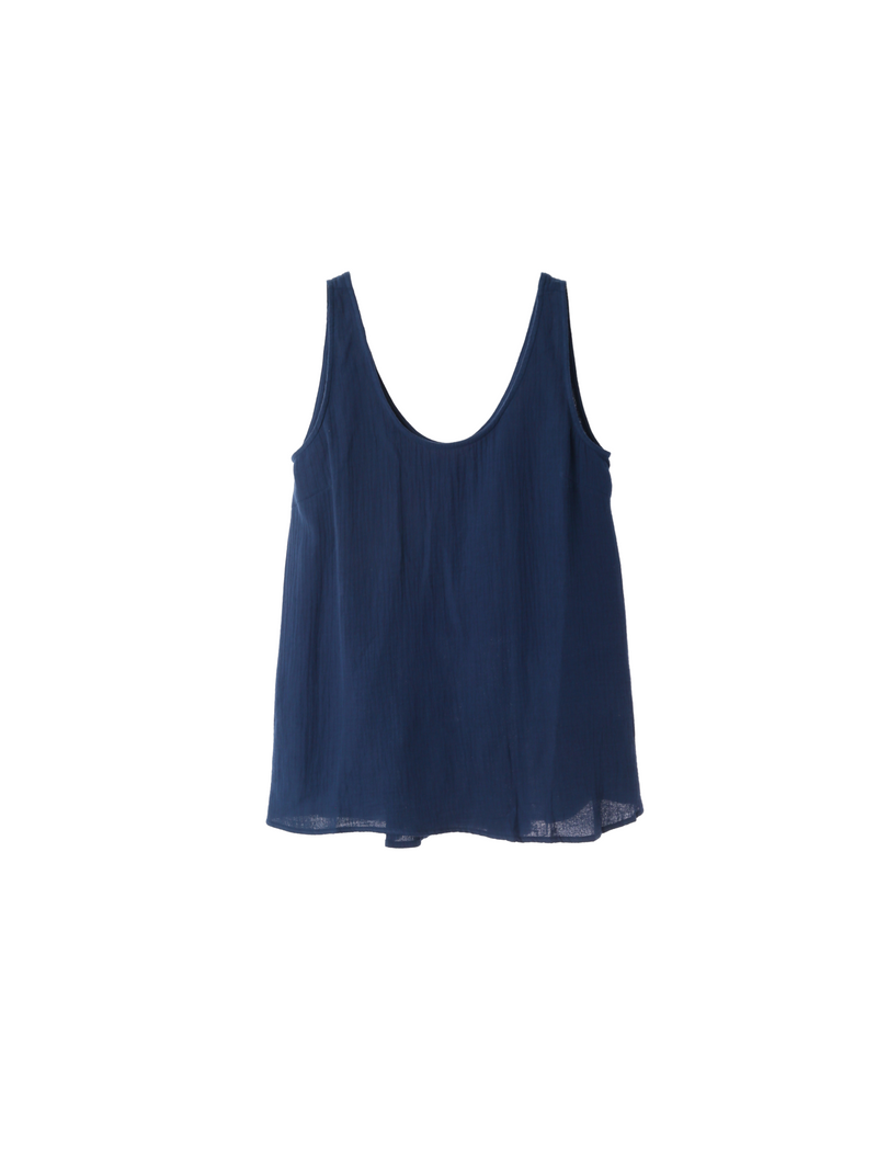 A Line Breeze Tank - Noir Blue