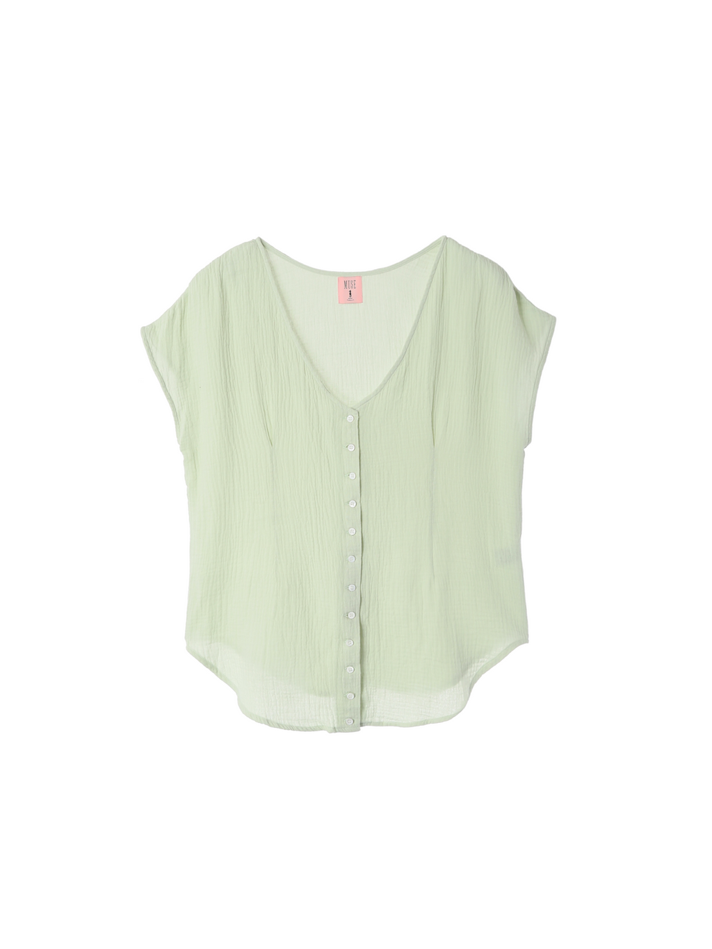 Petal Line Tops - Meadow Green