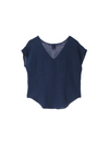 Petal Line Tops - Noir Blue