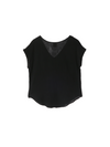 Petal Line Tops - Black