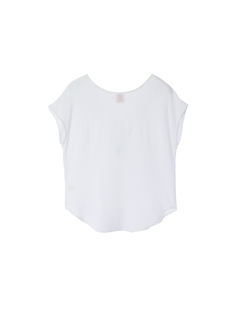 Petal Line Tops - White