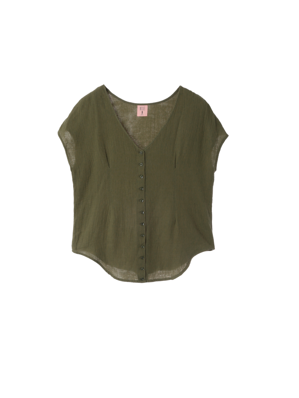 Petal Line Tops - Khaki
