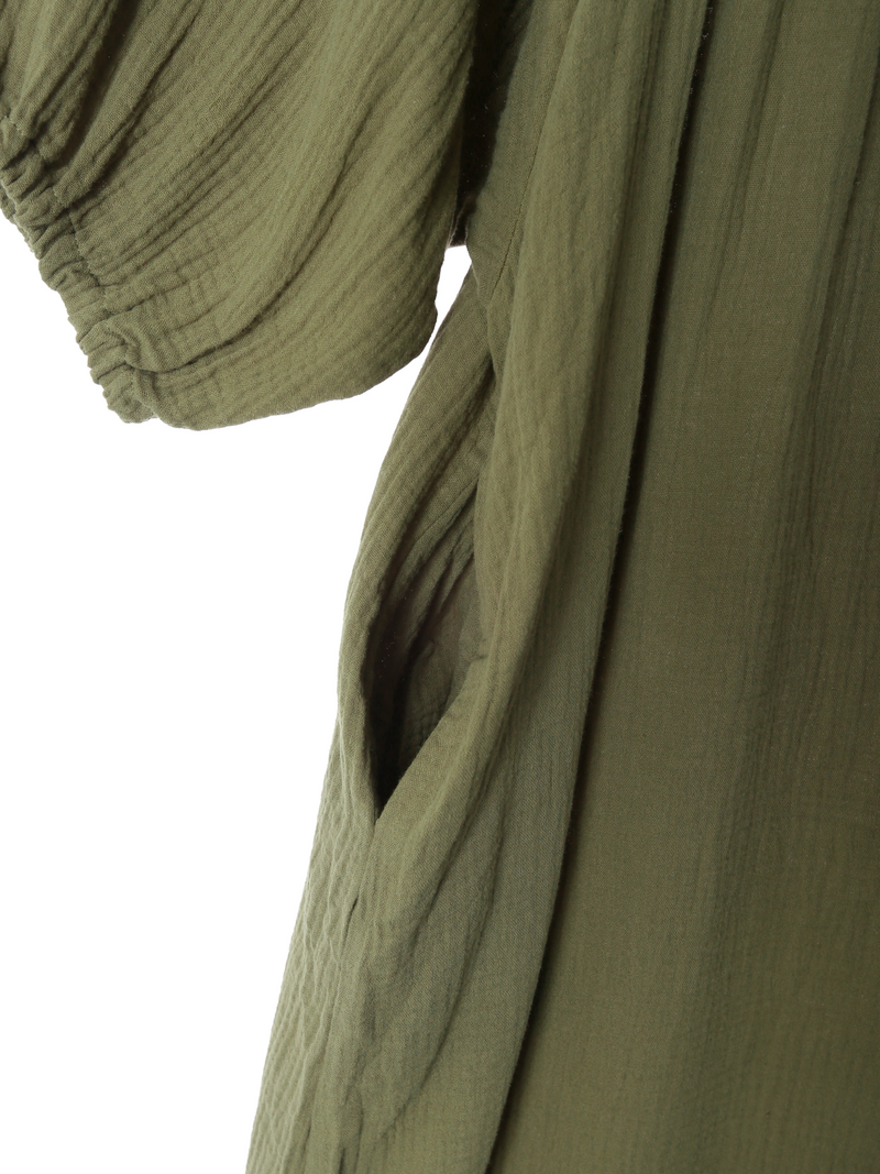 Eliza Dress - Khaki
