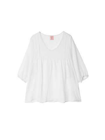 Fringe Side Slit Skirt / Ivory