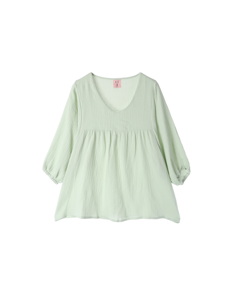 Eliza Tops / Meadow Green