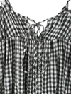 Garden Dress Black Gingham