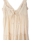 Garden Dress Beige Gingham