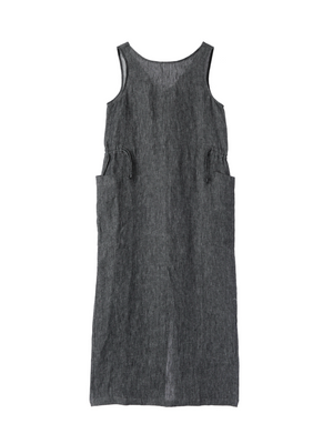 Linen Voyage Dress / Black