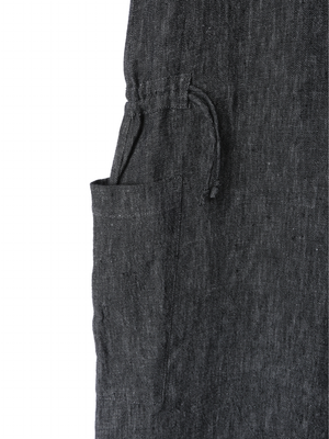 Linen Voyage Dress / Black