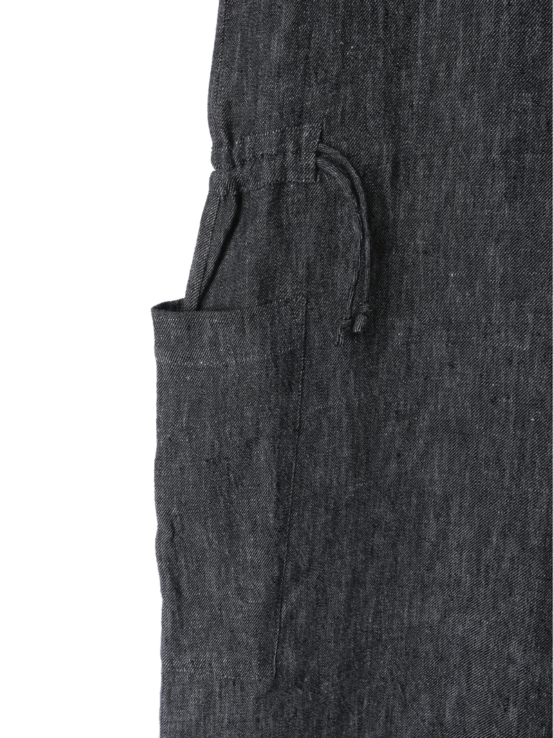 Linen Voyage Dress / Black