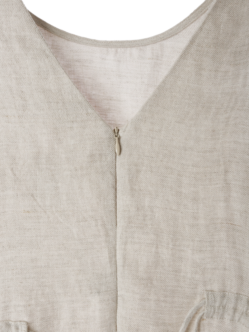 Linen Voyage Dress / Sand