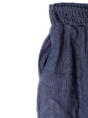 Alma Linen Pants / Blue