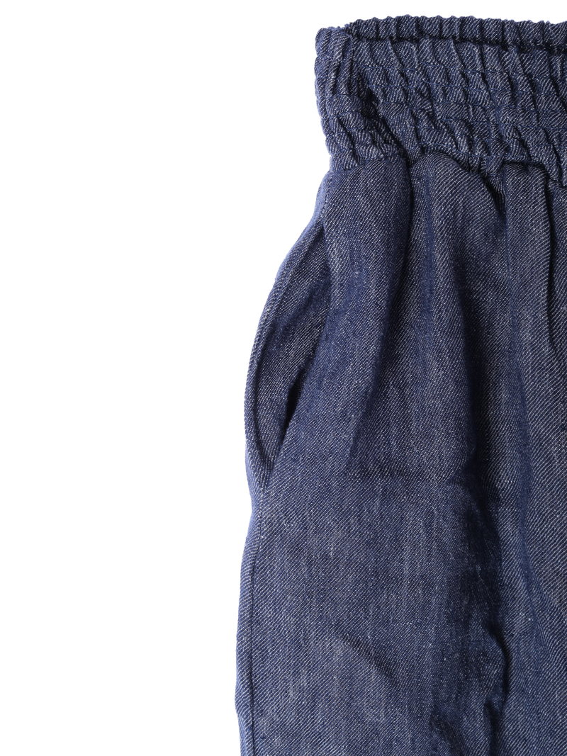 Alma Linen Pants / Blue