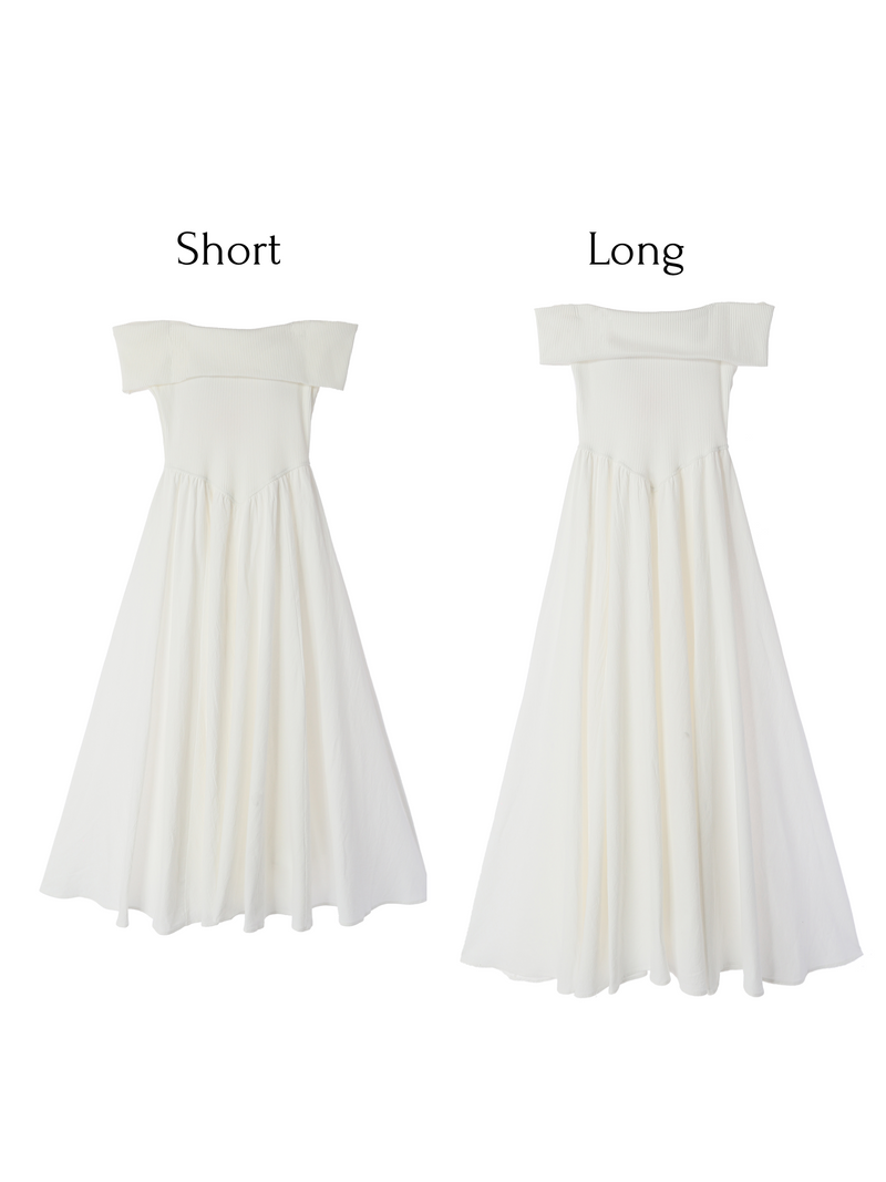 Prima dress / White