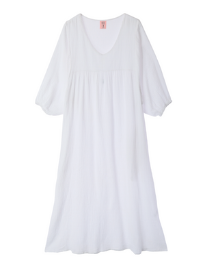 Eliza Dress White