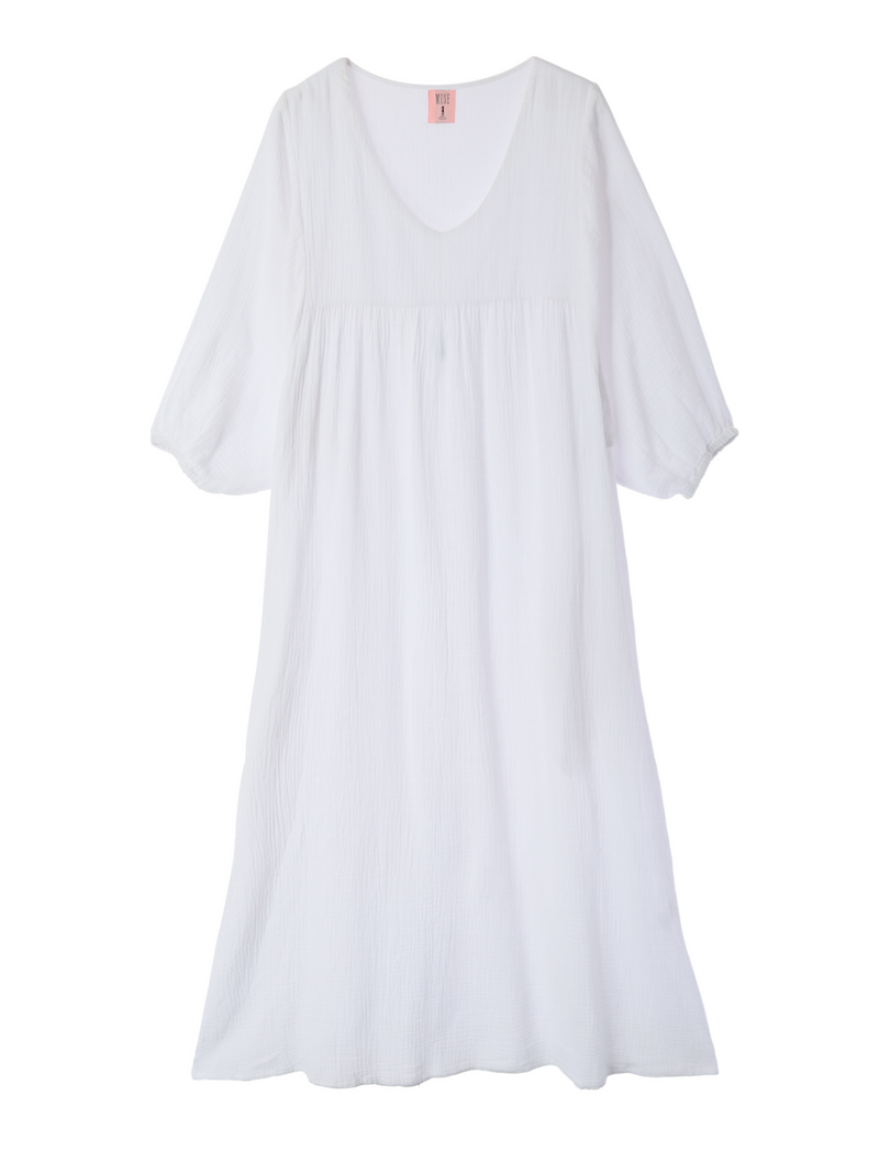 Eliza Dress White
