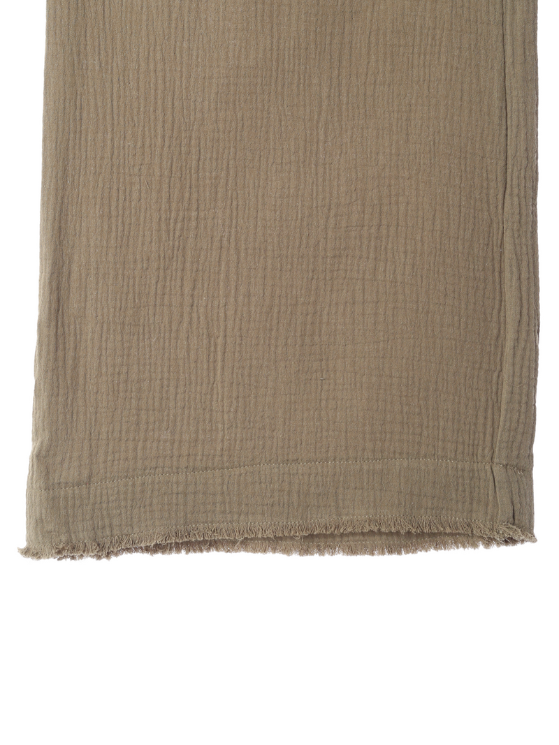 Fringe Wide Pants / Khaki