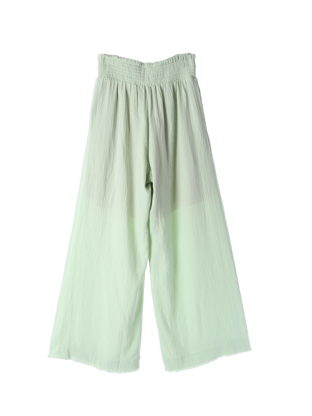 Fringe Wide Pants / Meadow Green