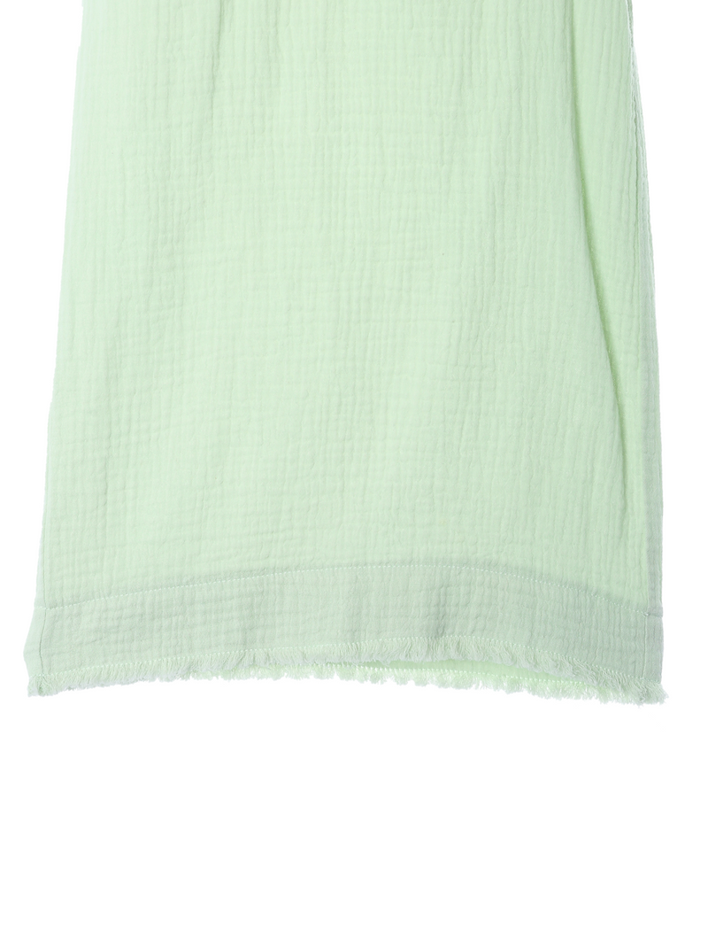 Fringe Wide Pants / Meadow Green