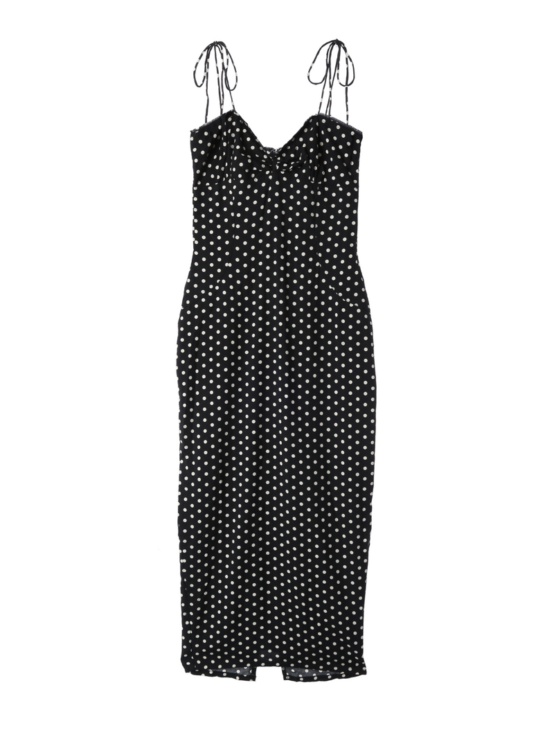 Spaghetti Strap Dress / Polka Dot