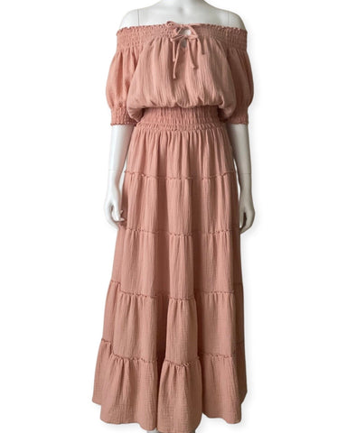 Tyra Wide Pants - Dusty Pink