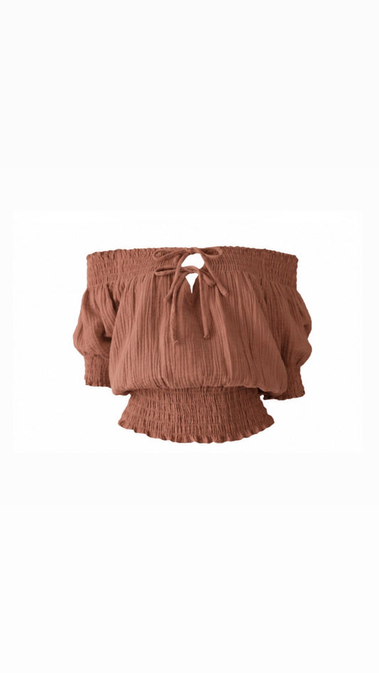 Katrina Tops Terracotta